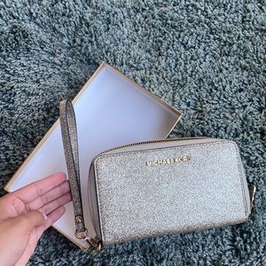 Michael Kors Gold Wristlet